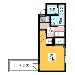 MODULOR社台【1階】の間取り