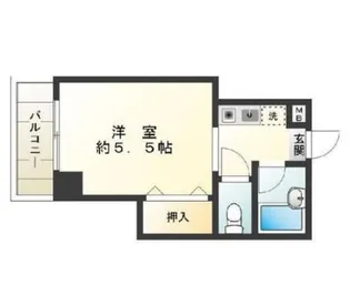 勝どき第三関根ビル【2階】の間取り