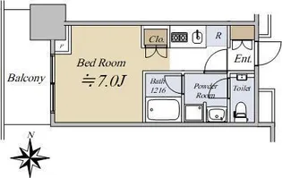 大崎ステーションレジデンス【15階】の間取り