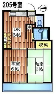 ライディングパレス【3階】の間取り