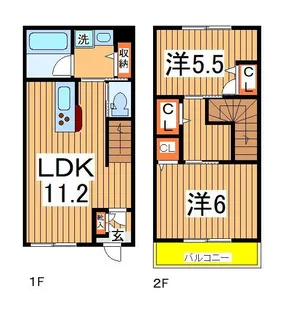 Villa de GraceA棟の間取り