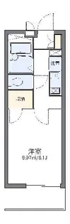 レオパレスくるみ【2階】の間取り