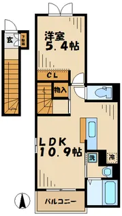 サン・ヒルズ(越野)【2階】の間取り
