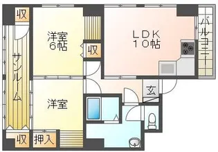 梶ビル【3階】の間取り