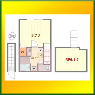 バーミープレイスひばりヶ丘【2階】の間取り