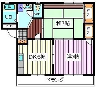 パークハウス【2階】の間取り