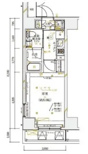 ガリシア新御徒町【5階】の間取り