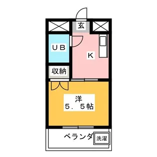 サンモール第三青葉台【2階】の間取り