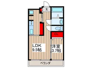 コンフォート千間台【3階】の間取り