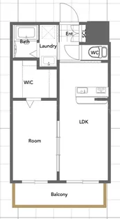 ユーミーMinato【3階】の間取り