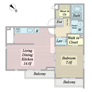 Happiness Sanpuku【3階】の間取り