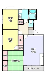 イーストハイツ【2階】の間取り