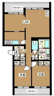 瀬田ハウス【3階】の間取り