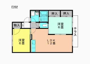エイトファーム知立E【2階】の間取り