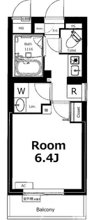 セルベコート野方【2階】の間取り