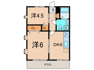 メゾン・ド・ルミエ-ルの間取り