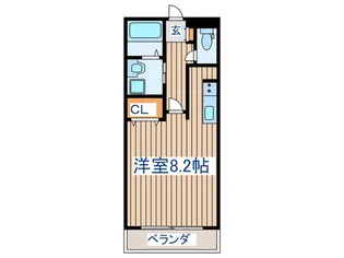 サルートオリンピア【1階】の間取り