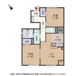 ベアーレ【1階】の間取り