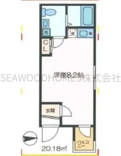 アベニュー富岡【3階】の間取り