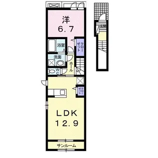 グランヴェール【2階】の間取り