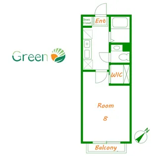 SEA FLAT【1階】の間取り