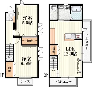 ブライトン【2階】の間取り