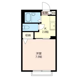 ドミールヒロ【1階】の間取り