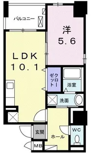 セントラル ヒルズ【5階】の間取り