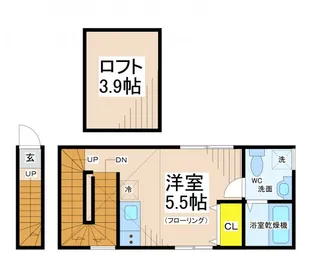 グランエッグス千歳烏山Tの間取り