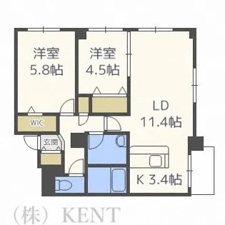 リベルタ発寒【3階】の間取り