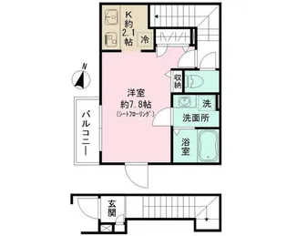 felice【2階】の間取り