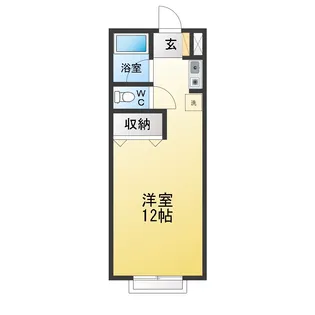 ツリーガーデン旭II【1階】の間取り