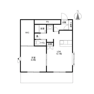 ジュネパレス栗田【3階】の間取り