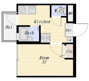 Laule’a Kamata(ラウレア蒲田)【3階】の間取り