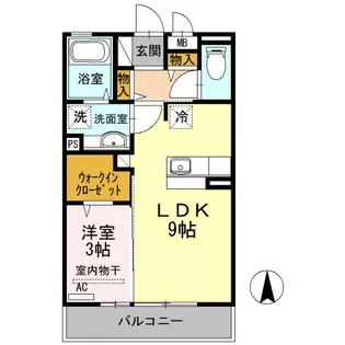 アルタイル【3階】の間取り