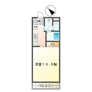 パインコート関【2階】の間取り