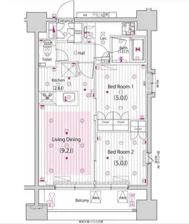 ガーラ・アヴェニュー浅草【10階】の間取り