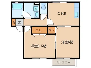 リザハウスA【1階】の間取り