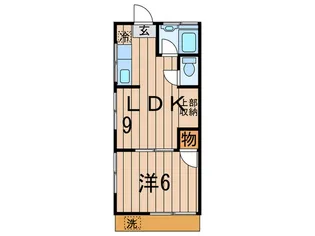 五本木183【1階】の間取り