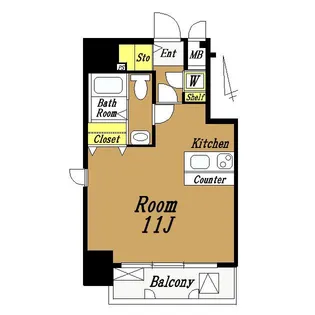 Rising Place浅草【2階】の間取り
