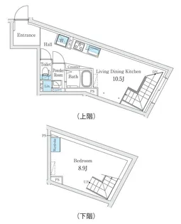 Fika代々木上原 フィーカ代々木上原【2階】の間取り