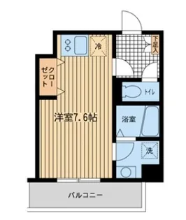モノトーノ門前仲町【5階】の間取り