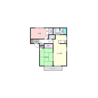 パークサイドみずき A【2階】の間取り