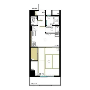 エスポワール倉吉【1階】の間取り