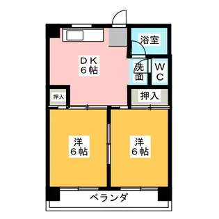 梅野ビル【2階】の間取り