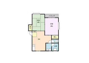 エルハイツ【2階】の間取り