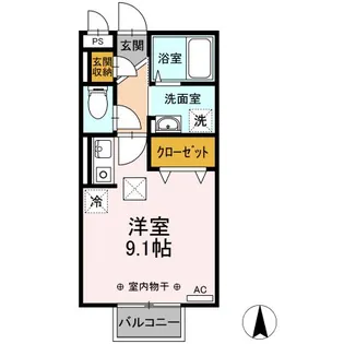 グランディ イグニス I【1階】の間取り