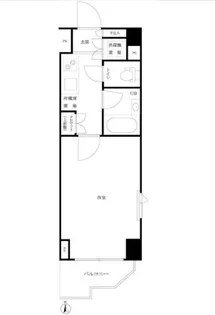 ルーブル西早稲田弐番館【2階】の間取り