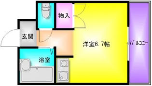 リトルパレス【3階】の間取り