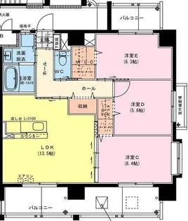 チェチーリア【7階】の間取り